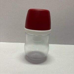 Tupperware Tabletop Dispenser  Container Shaker Oil Dressing Allegra Red & White
